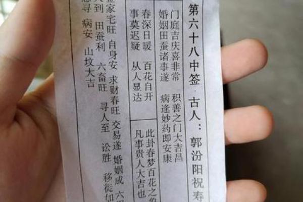 求签观音灵签29签