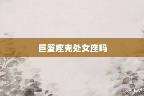 处女座和巨蟹座、处女座和巨蟹座能成为好朋友吗