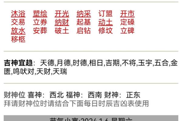 十月份黄道吉日，老皇历24年阴历十月份黄道吉日