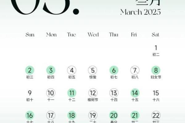 2025年3月农历动土吉日 2025年3月份日历