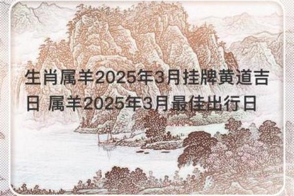 2025年属羊3月份动土吉日精选与指南