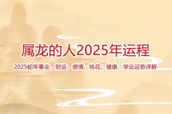 2025年蛇年属龙人运势 2025年蛇年属龙人运势解析事业财运爱情全攻略
