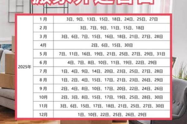 2025年搬家吉日10月 2025年10月搬家黄道吉日查询