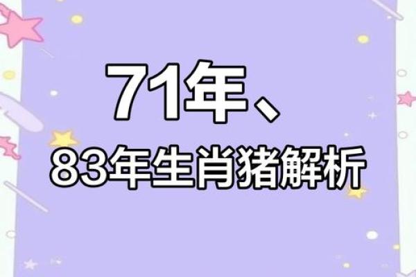 1971年属猪的是什么命？揭秘性格与运势