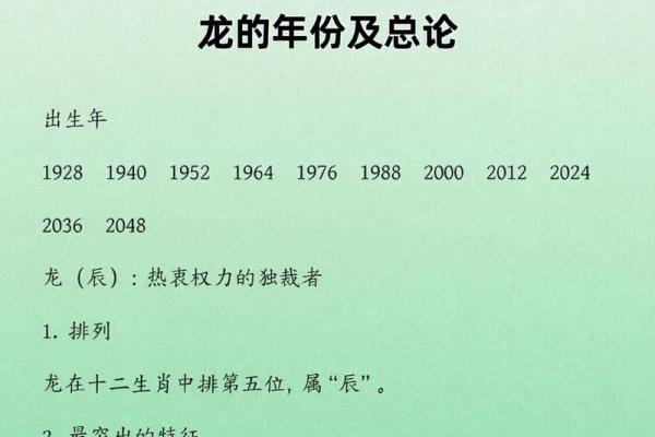 属龙人翻身之年是哪一年？运势逆转关键揭秘