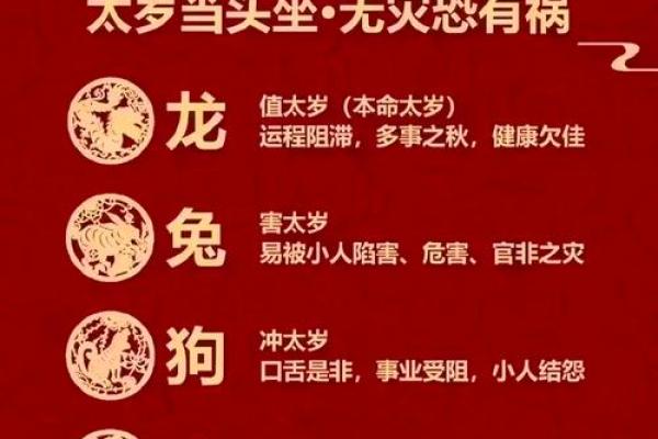 马年犯太岁的生肖