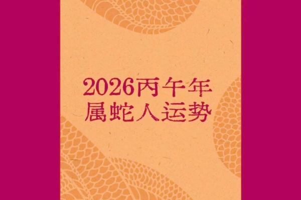 属蛇2026年的全年运势