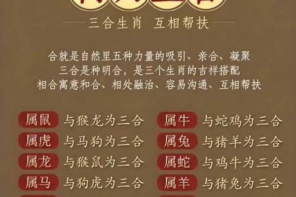 虎的三合和六个合生肖是什么