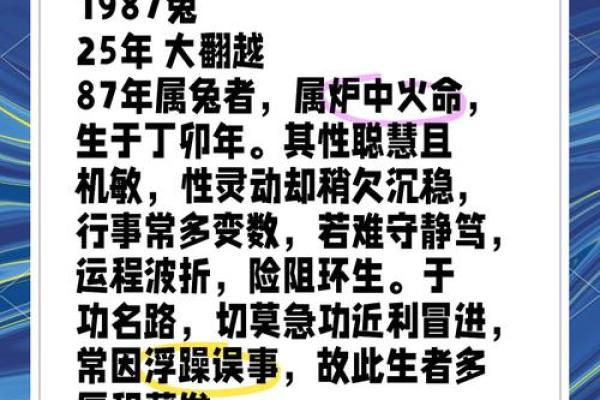 87年属兔女2025年运势 2025年属兔女运势详解乙巳年农历每月运程指南