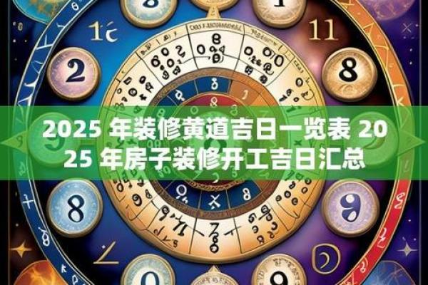 2025年10月份适合装修的黄道吉日 2025年10月最佳装修开工日期